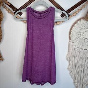 Lululemon Purple Heather Open Back Tank